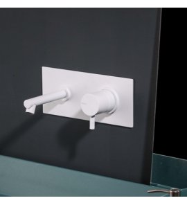    Ritmonio Diametro35 Bateria umywalkowa podtynkowa biała E0BA0116C03