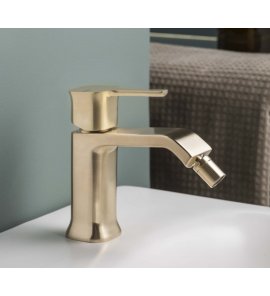   Ritmonio Taormina Bateria bidetowa jednootworowa bez korka brushed champagne PR35BU201CHX