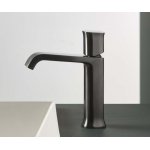    Ritmonio Taormina Bateria umywalkowa jednootworowa bez korka brushed black chrome PR35AV201BLX