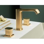    Ritmonio Taormina Bateria umywalkowa 3-otworowa bez korka brushed gold PR35AP201GOX