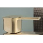      Ritmonio Taormina Uchwyt do baterii z dźwignią brushed champagne PR35MA101CHX WYPRZEDAŻ MAGAZYNOWA!!