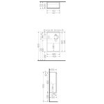 Rak Ceramika Joy Szafka podumywalkowa 40x22 biały połysk JOYWH040PWH