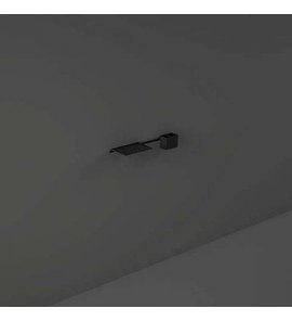 Rak Ceramika Uno Joy Uniwersalny system półkowy 60x18,4 czarny mat USSAS0001504