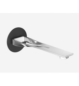    Webert One-B Wylewka do baterii podtynkowej stal/czarny AC1039.441