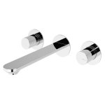 Bruma Adagio Bateria umywalkowa podtynkowa z korkiem Click-Clack Chrom 1932401CR