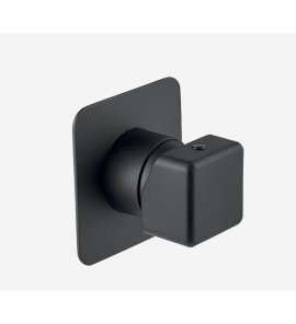   Webert One-X Bateria prysznicowa podtynkowa jednouchwytowa czarny mat OX880101.560