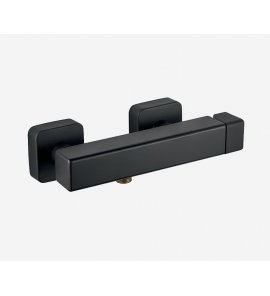   Webert One-X Bateria prysznicowa ścienna jednouchwytowa czarny mat OX870102.560