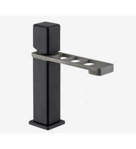    Webert One-X Bateria umywalkowa 1-otworowa z korkiem klik klak stal/czarny OX830101.441