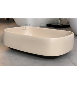     Flaminia Flag Umywalka nablatowa 50x36 cm Argilla/Carbon FG50AARGCAR WYPRZEDAŻ EKSPOZYCJI!!