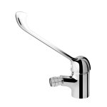 Bruma Mustang Bateria bidetowa z długim uchwytem z korkiem Click-Clack Chrom 1240232CR