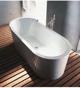 Duravit Starck Wanna wolnostojąca bez syfonu 160x80 cm Biały 700409000000000