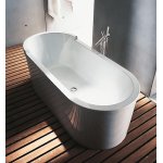 Duravit Starck Wanna wolnostojąca bez syfonu 160x80 cm Biały 700409000000000