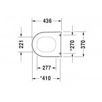 Duravit Starck 3 deske sedesowa zwykła biała 0063810000