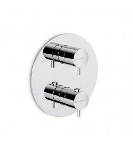 Newform XT Bateria prysznicowa termostatyczna podtynkowa część zewnętrzna chrom 67608E.21.018