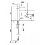 Newform XT Bateria umywalkowa jednouchwytowa chrom 4208.21.018