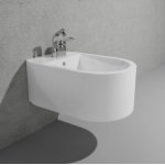 Flaminia Astra Bidet wiszący z jednym otworem 52x35x22 cm biały AS218