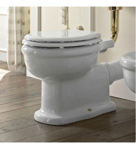 Sbordoni Palladio Miska WC stojąca z odpływem ściennym 36x55x38 cm biały 7021
