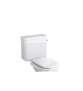 Sbordoni Romana Zbiornik do WC z bocznym otworem do mechanizmu spłukującego 46,5x20x38 cm biały 5130LL