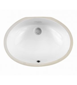 Sbordoni Umywalka podblatowa owalna 57x40x21 cm biały 5060