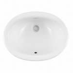    Sbordoni Umywalka wpuszczana w blat owalna 56x42x22 cm biały 5065 W MAGAZYNIE !!!
