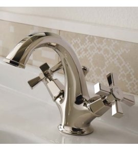   Sbordoni Deco Prestige Bateria umywalkowa jednootworowa z korkiem nikiel DP75NI