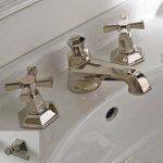   Sbordoni Deco Prestige Bateria umywalkowa 3-otworowa z korkiem nikiel DP142NI