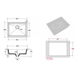   Olympia Ceramica Sydney Umywalka 50x38 biały połysk LIL4450001 W MAGAZYNIE!!