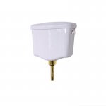 Kerasan Retro Spłuczka WC Dolnopłuk 45,5x17,5 cm Biała 107201