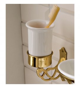 Sbordoni Classica Kubek ścienny Natural Brass CL101ON