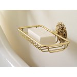 Sbordoni Flora Koszyczek na mydło ścienny Natural Brass FL114ON