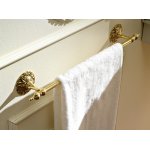 Sbordoni Flora Wieszak na ręcznik 55 cm Natural Brass FL103AON