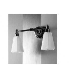 Sbordoni Dèco Lampa łazienkowa podwójna ścienna chrom DE032CR