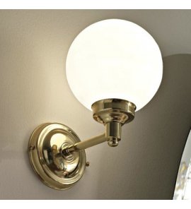 Sbordoni Sofia Lampa łazienkowa ścienna Natural Brass VA130ON