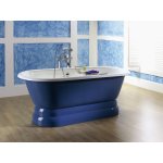 Bleu Provence Vintage Wanna wolnostojąca z postumentem 154x78 niebieski 4050B