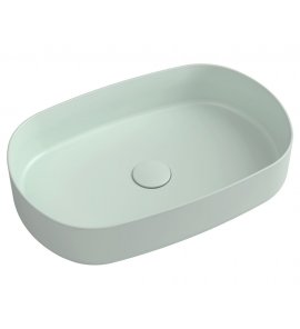  Isvea Infinity Umywalka nablatowa owalna 55x36x12 cm miętowy 10NF65055-2T