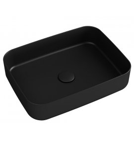  Isvea Infinity Umywalka nablatowa prostokątna 50x36x12 cm czarny 10NF65050-2N
