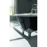  Bleu Provence Vintage Wanna wolnostojąca z nogami białymi 170x78 czarny 4070R