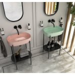   Isvea Puno Stelaż pod umywalkę 55x78x36 czarny mat SKA570-2
