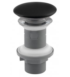 Isvea Infinity Korek umywalkowy 5/4“ klik-klak ∅7,2 cm czarny 38TP0163I