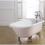 Recor Roll Top Wanna wolnostojąca bez otworu na baterię 170x77,5x61 cm różowy ROLLTOP3