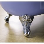 Recor Slipper Wanna wolnostojąca bez otworu na baterię 170x76x79,5 cm szary SLIPPER15