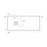 Kerasan H2.5 Brodzik Prostokątny 70x160 cm Biały mat 703630