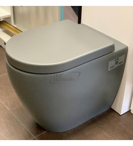Cielo Era Miska WC stojąca z deską wolnoopadającą 53,5x34,5x42 cm cemento CPVSMFCM+SMVASKCM