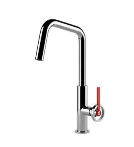 Gessi Officine V Bateria kuchenna z obrotową wylewką Chrom 60201.031