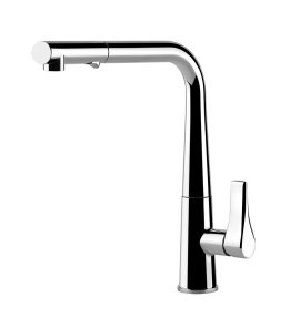 Gessi Proton Bateria kuchenna z obrotową i wyciąganą wylewką Chrom 17177.031
