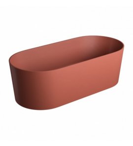 Omnires Ovo M+ Wanna wolnostojąca 160x75 cm Terracotta OVOWWTE