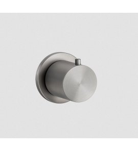 Gessi 316 Wellness Zawór odcinający termostatyczny ścienny element zewnętrzny steel brushed 54564.239