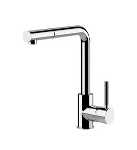 Gessi Neutron Bateria kuchenna z obrotową i wyciąganą wylewką Chrom 17169.031