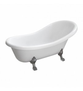 Omnires Atena Comfort M+ Wanna wolnostojąca 168x76 cm Biały połysk ATENA168BP