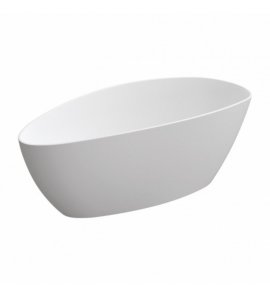 Omnires Barcelona M+ Wanna wolnostojąca 156x71 cm Biały mat BARCELONA156BM